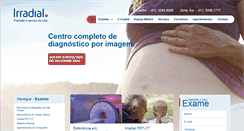 Desktop Screenshot of irradial.com.br